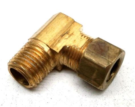 6 Pack Brass 3 8 Compression Comp X3 8 Mip Adapter 90 Deg Elbow