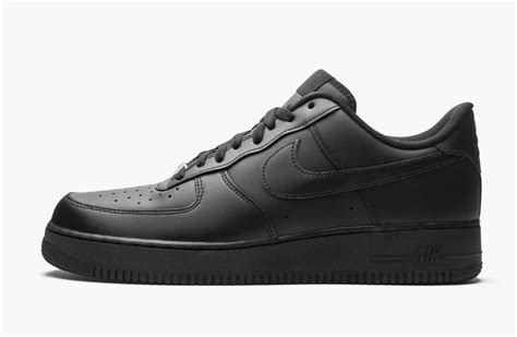 Nike Air Force 1 Low 07 Triple Black Mens Pimp Kicks