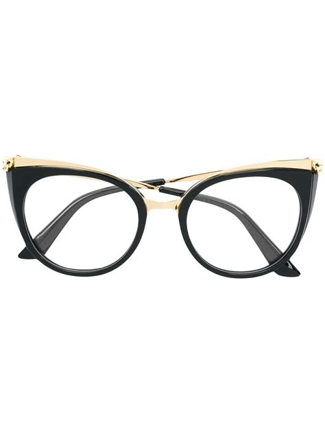 Cartier Eyewear Panthère De Cartier Glasses Farfetch Fashion Eye Glasses Glasses Cat Eye