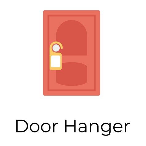 Trendy Door Hanger 13956951 Vector Art at Vecteezy