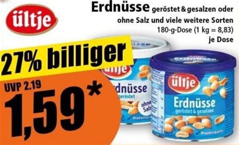 Ltje Erdn Sse G Dose Angebot Bei Norma