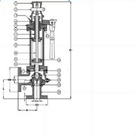 Q 210 Qinn Cast Iron Spring Loaded Single Post High Lift Safety Valveangle Type At Rs 1000