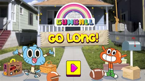 Go Long The Amazing World Of Gumball Games Cartoon Network