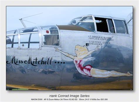 B-25 WWII Nose Art | B-25 Miss Mitchell - Hank's Blog