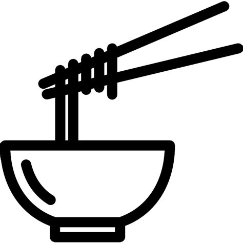 Noodles In A Bowl Vector SVG Icon SVG Repo