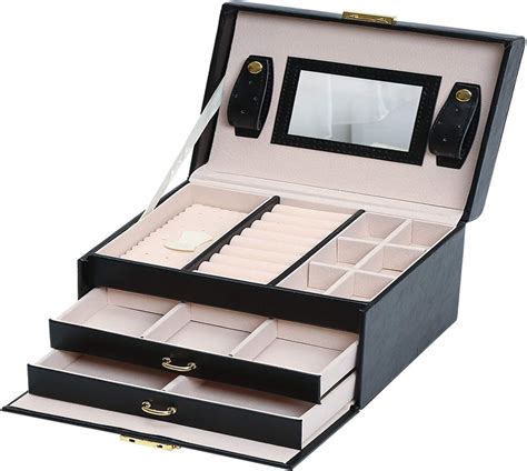 DYCDQMJC Jewelry Boxes For Women Fashion New Jewelry Box High End