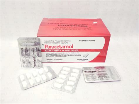 Paracetamol Tablets Bp 500mg