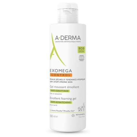 Exomega Control Gel Moussant Mollient Ml A Derma Illicopharma