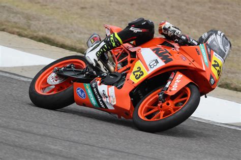 MotoAmerica Alex Dumas Puts KTM On Junior Cup Pole Position At Road