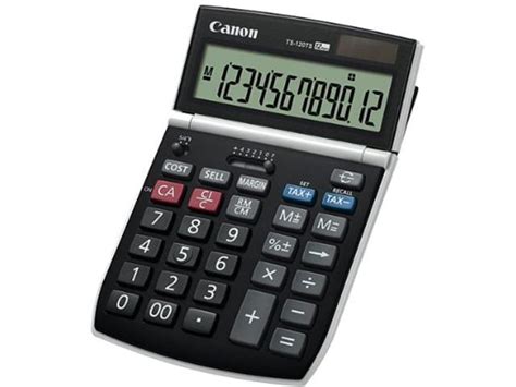 Canon Ts Ts Desktop Digit Calculator With Tax And Cost Sell