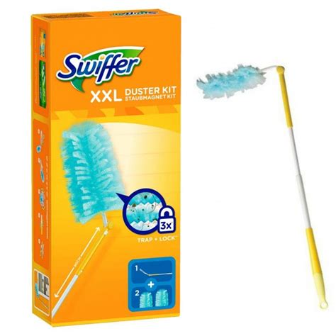 Swiffer XXL Zestaw 1 rączka 2 miotełek do kurzu 11450516119