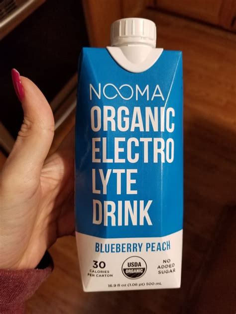 Nooma Electrolyte Drink Blueberry Peach Review Abillion