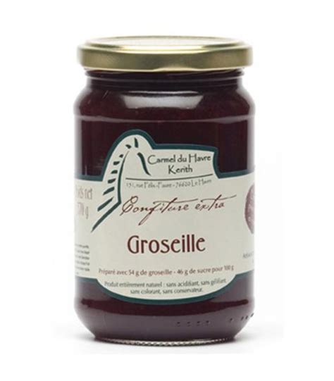 Confiture De Groseilles G Havre Kerith Carmel Du