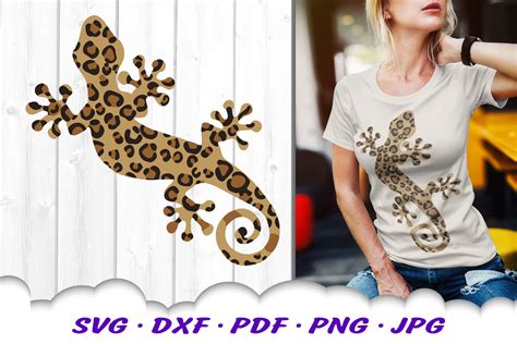 Leopard Print Lizard Svg Kokopelli Gecko Svg Dxf Cut Files 492577 Svgs Design Bundles