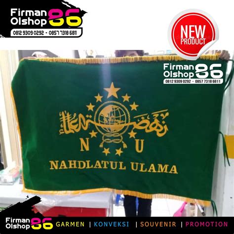 Jual Bendera Pataka Nu Nahdlatul Ulama Ukuran X Cm Bordir Dua Sisi