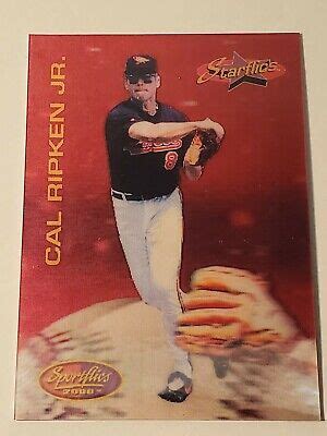 Pinnacle Sportflics Cal Ripken Jr Starflics D Card Baltimore