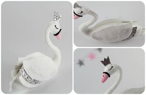 Swan Felt Sewing Pattern