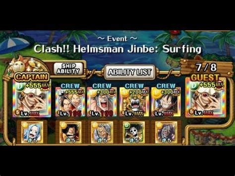 Optc Lvl Usopp Vs Jinbe Raid Youtube