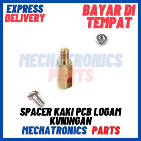 ELC DEV 9032 SPACER 10MM 1CM KAKI PCB LOGAM KUNINGAN HIGH GRADE 10MM