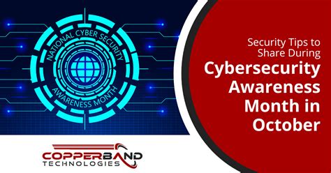 Security Tips To Share During Cybersecurity Awareness Month In October Copperband Tech