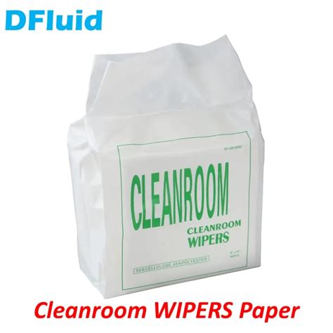 Cleanroom Wipers Paper Water Absorbling Anti Static Particle Free Clear