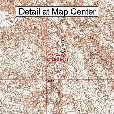 Amazon Usgs Topographic Quadrangle Map Smithwick Ne South