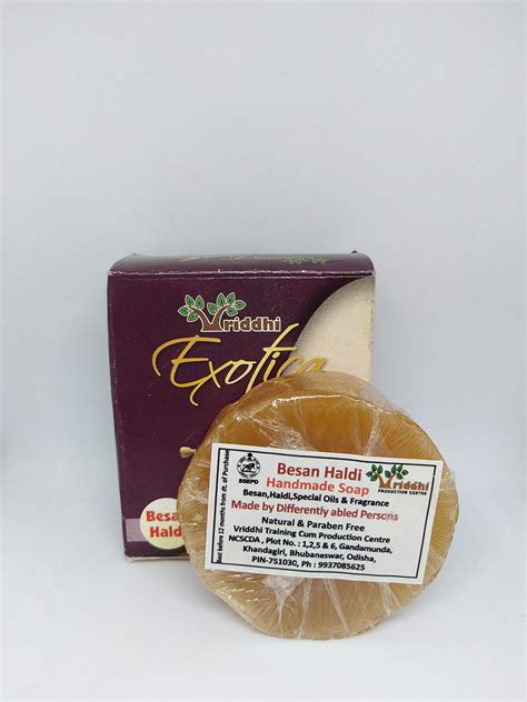 Vriddhi Exoctica Besan Haldi Natural Hand Made Soap Pack Of