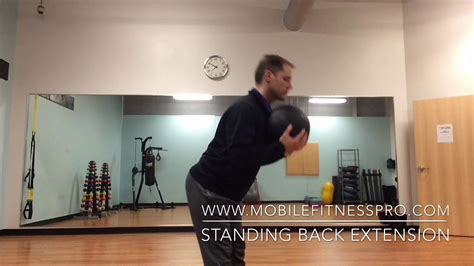 Standing Back Extension Youtube