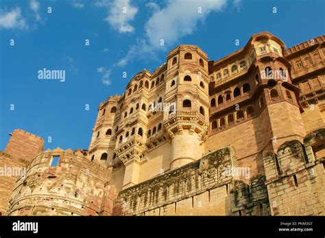 Mehrangarh Or Mehran Fort 15th Century Located In Jodhpur Rajasthan