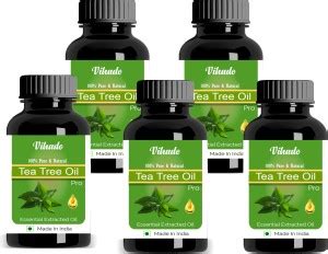 Vihado 100 Pure Tea Tree Oil For Skin Problem Hair Acne Treatment Skin