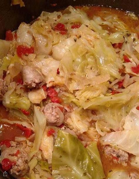 Instant Pot Cabbage And Sausage Pressure Cooker Cabbage Pressure Cooking Recipes Cabbage And