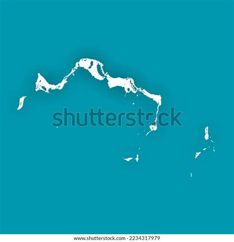 Turks Caicos Islands Country Map Image Stock Illustration 2234317979