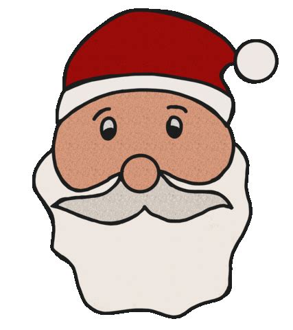 Santa Claus Holiday Sticker