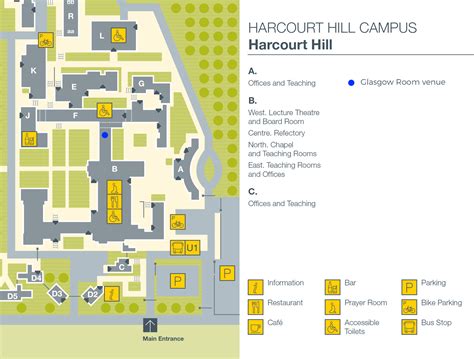 Oxford Brookes Headington Campus Map