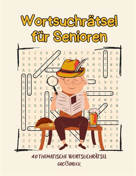 Wortsuchr Tsel F R Senioren Thematische Wortsuchr Tsel Gro Druck