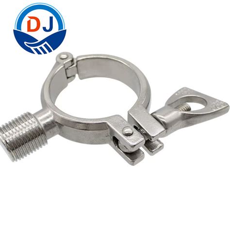 Food Grade Sanitary Stainless Steel L Clamp Pipe Holder Bracket