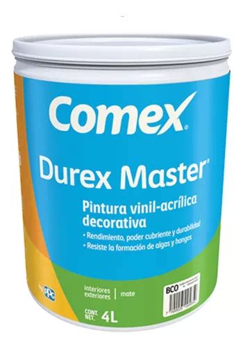 Litros De Pintura Vin Lica Comex Durex Master Meses Sin Inter S