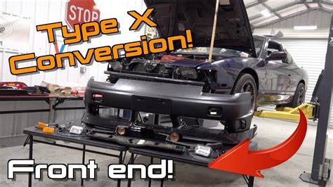 Installing An Original Nissan 180sx Type X Front End On The Rb25 240sx