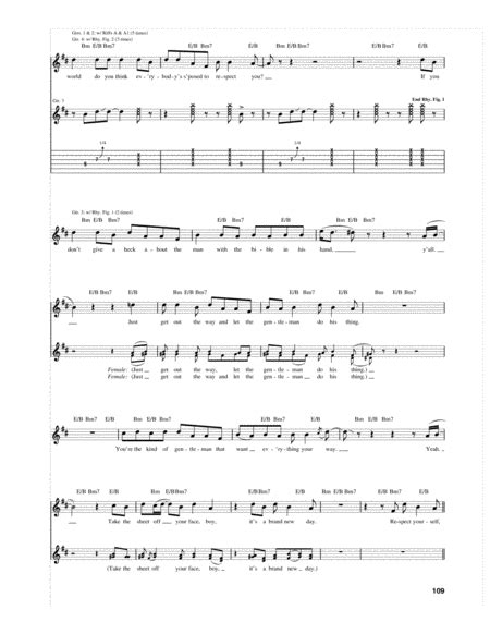 Respect Yourself By The Staple Singers Electric Guitar Digital Sheet Music Sheet Music Plus