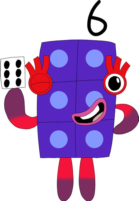 Numberblocks Six By Angrychenyu On Deviantart