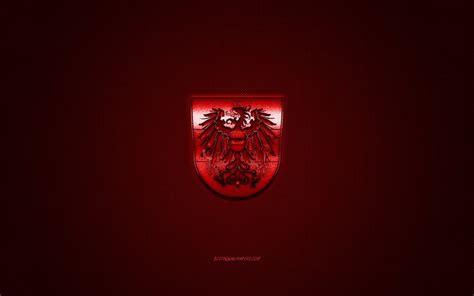 Download wallpapers Austria national football team, emblem, UEFA, red ...