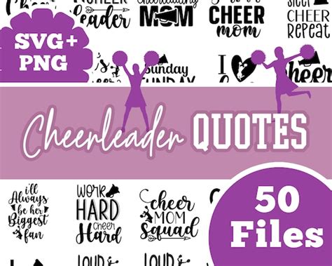 50 Cheerleader Sports Quote Files Etsy