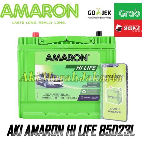 Jual Aki Mobil Toyota Fortuner Bensin Amaron Hi Life 55d23l 85d23l