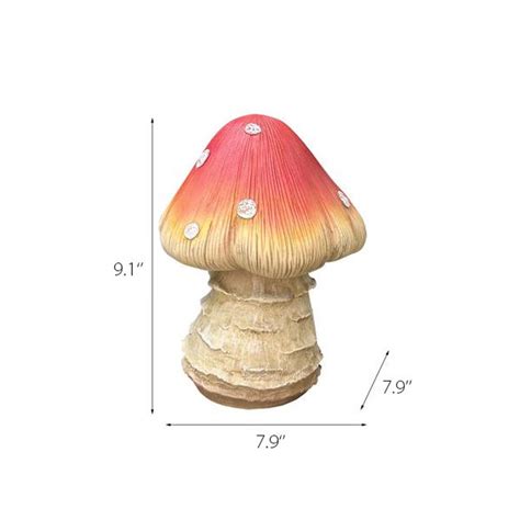 Creative Simulated Mushroom Resin Garden Decorations Apollobox