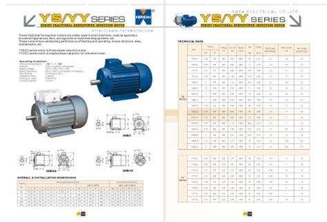 Jy Series Single Phase Capacitor Start Induction Motors Fufa Motor