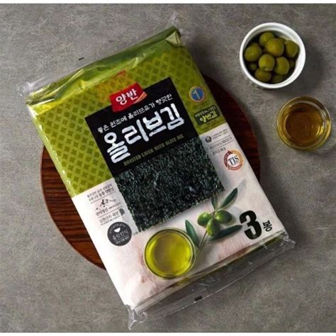 Jual Dongwon Seasoned Laver With Olive Whole Sheet G Shopee Indonesia