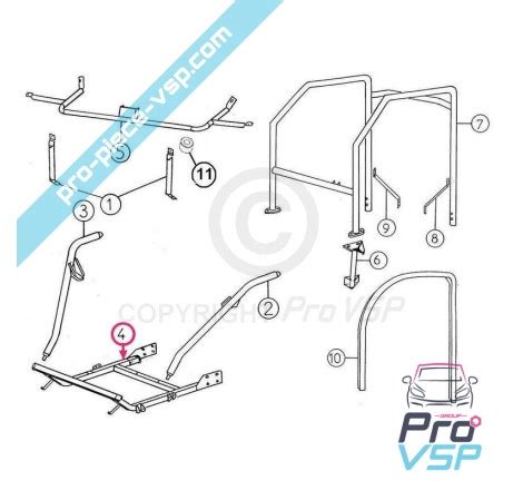 Berceau Moteur Voiture Sans Permis Aixam Mega Multitruck Phase 2