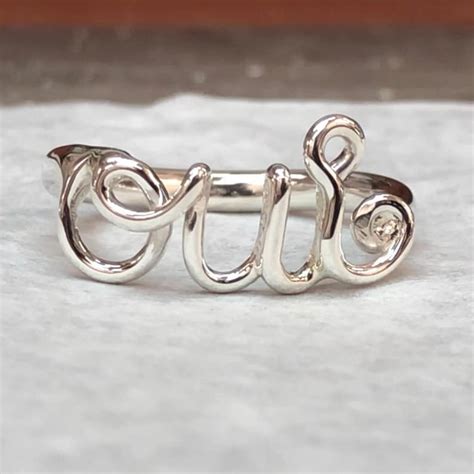 Oui Ring Gold, Oui Gold Ring, Oui Silver Ring, Oui Rose Gold, Oui ...