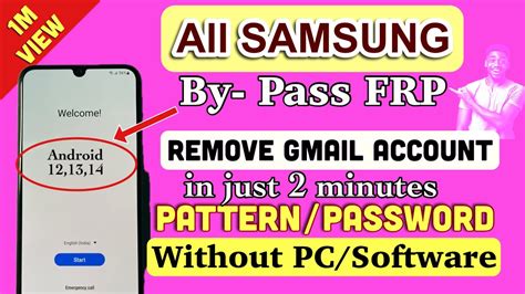 Finally New Method All Samsung FRP Bypass Unlock 2024 All Android 12 13