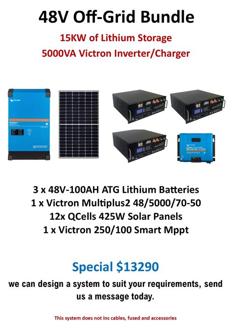 48V Lithium/Solar Kit – ATG Battery Shop